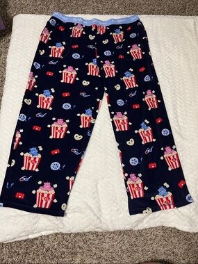 Care Bears Navy Popcorn Print Pajama Pants